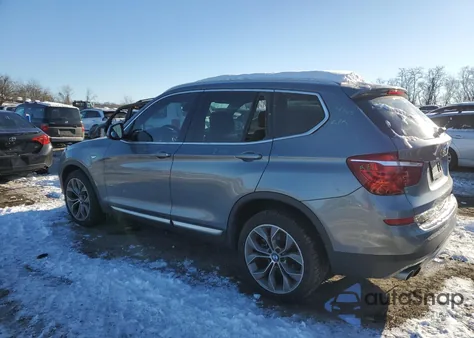 2015 BMW X3 xDrive28I z USA, uszkodzony, nr VIN 5UXWX9C58F0D57325